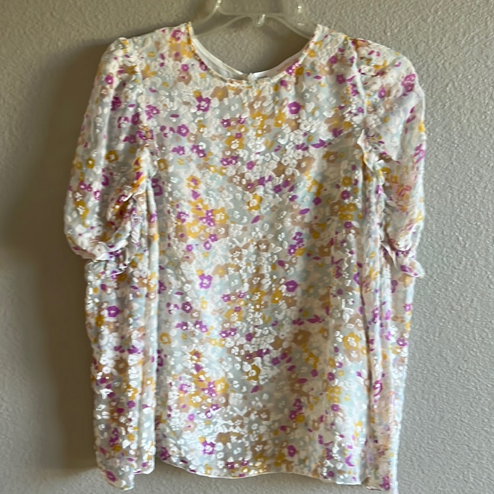 SeeByChloe velvet burned shirt